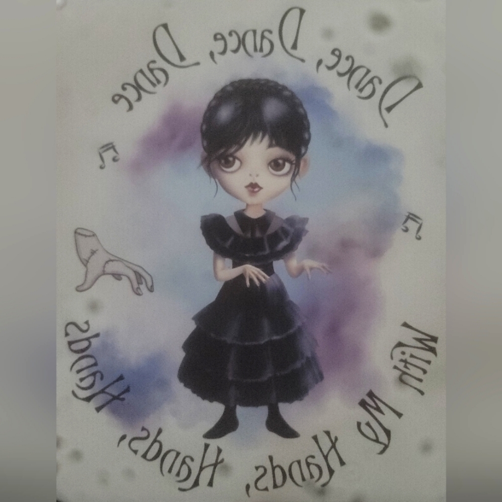 Wednesday Addams sublimation iron on transfers